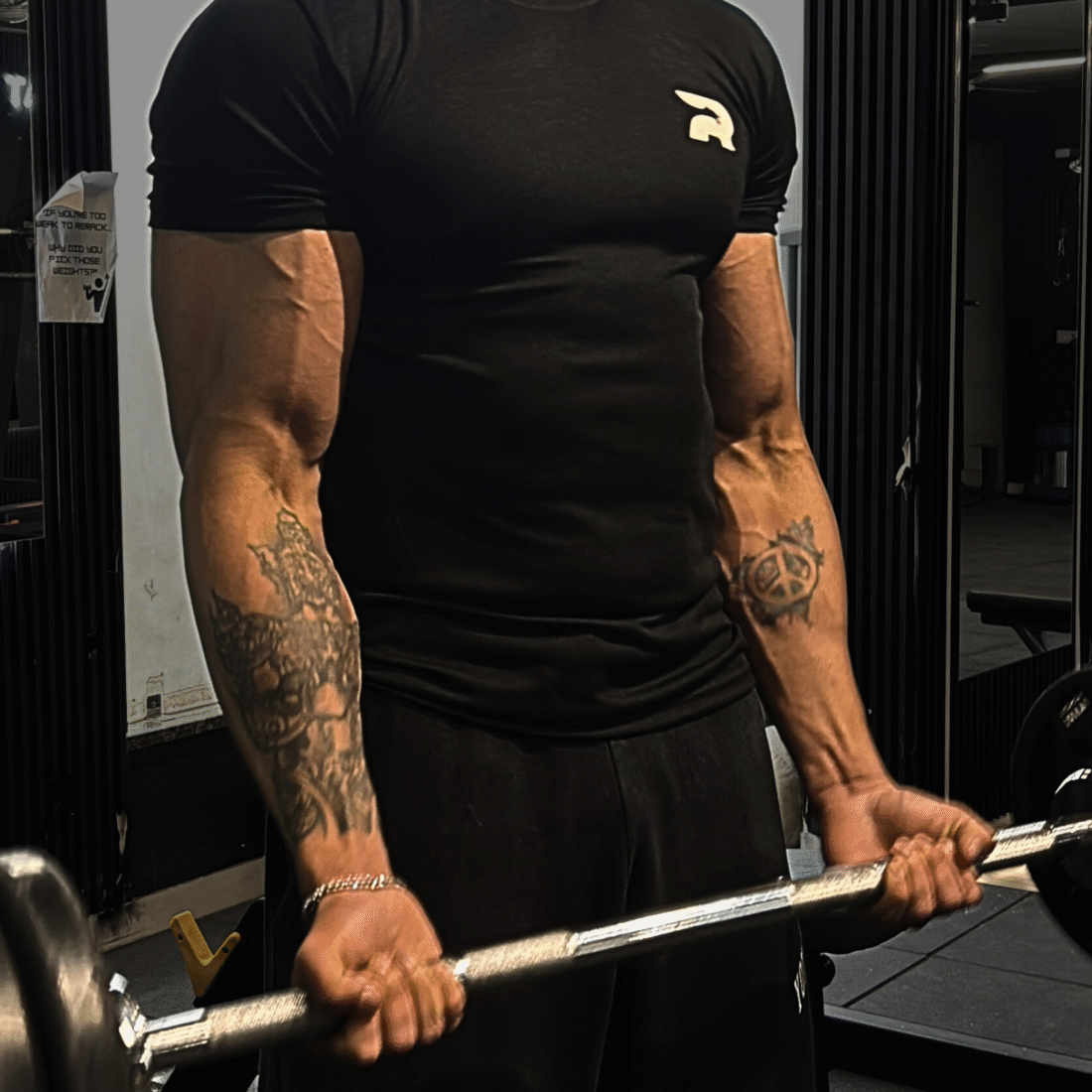 Momentum Black Tee