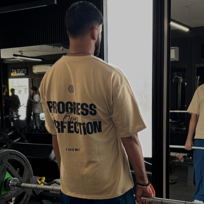 Progress Over Perfection Oversized T-Shirt